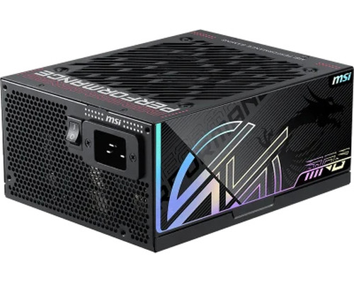 FUENTE ALIMENTACION MSI MPG AI1600TS PCIE5,PSU,1600W,80 PLUS TITANIUM,MODULAR,135MM,ACTIVE PFC,2XPCI-E 5 (2+4 PIN),7XPCI-E (6+2 PIN)X4,SATA (15 PIN)X8 (Espera 4 dias)-SX36 FUENTE ALIMENTACION MSI MPG AI1600TS PCIE5,PSU,1600W,80 PLUS TITANIUM,MODULAR,135MM,ACTIVE PFC,2XPCI-E 5 (2+4 PIN),7XPCI-E (6+2 PIN)X4,SATA (15 PIN)X8 (Espera 4 dias)