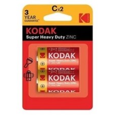 PILAS C LR14 KODAK EXTRA HEAVY DUTY ZINC PACK 2-SX2 PILAS C LR14 KODAK EXTRA HEAVY DUTY ZINC PACK 2