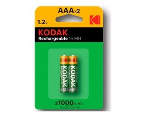 PILAS AAA RECARGABLE KODAK 30954021 NiMH LR3 1000mAh