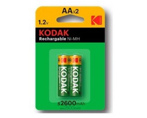 PILAS AA RECARGABLE KODAK 30955080 NiMH LR6 2600mAh