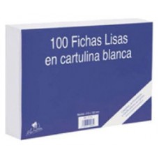 100 FICHAS DE CARTULINA LISA  (150X100 MM) N.º 3 MARIOLA 3113L (Espera 4 dias)
