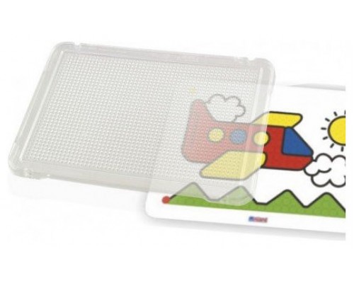 JUEGO PLACA PARA PINCHOS TRANSPARENTE 31X21 CM SET DE 6 UNIDADES MINILAND 31830 (Espera 4 dias)