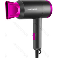 SECADOR DE PELO PLEGABLE DE VIAJE 1800W NEGRO AIGOSTAR (Espera 4 dias)-6SX SECADOR DE PELO PLEGABLE DE VIAJE 1800W NEGRO AIGOSTAR (Espera 4 dias)