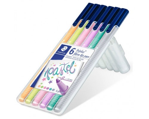 ESTUCHE 6 PZASTRIPLUS COLOR 323, SURT. NEON STAEDTLER 323SB6CS01 (Espera 4 dias)