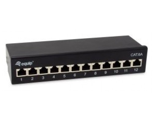 PATCH PANEL DE SOBREMESA EQUIP CAT.6A APANTALLADO 12