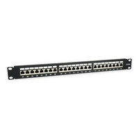PATCH PANEL 24 PUERTOS CATEGORIA 6A 1U COLOR NEGRO-21SX PATCH PANEL 24 PUERTOS CATEGORIA 6A 1U COLOR NEGRO