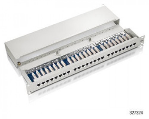 PATCH PANEL 24 PUERTOS CATEGORIA 5e APANTALLADO