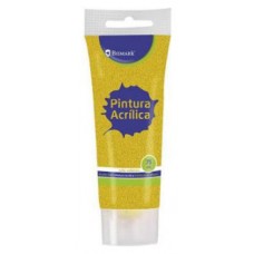 BOTE PINTURA ACRILICA 75 ML ORO CON GLITTER BISMARK 328672 (Espera 4 dias)