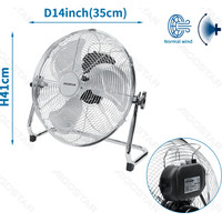 VENTILADOR DE SUELO INDUSTRIAL 60W CROMADO AIGOSTAR (Espera 4 dias)