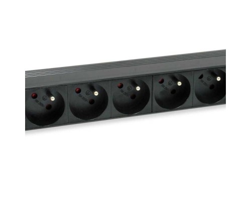 REGLETA ALIMENTACION RACK 19" 1U 8 TOMAS