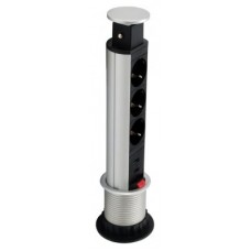 Equip 333304, Vertical, Aluminio, Negro, Plata, 3