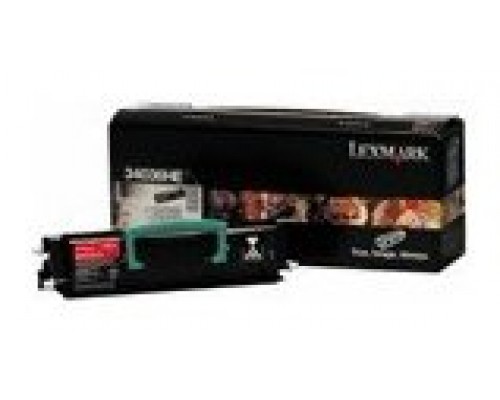 Lexmark E33x, E34x Cartucho de toner Alto Rendimiento (6K)