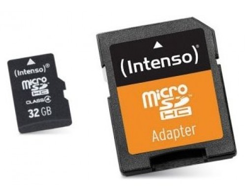 Intenso 3413480 Micro SD clase 10 32GB c/adapt