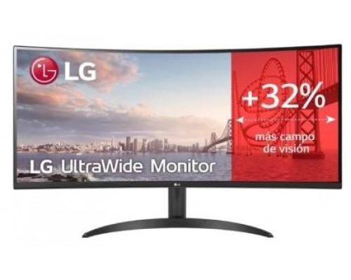 LG 34WR50QC-B.AEU pantalla para PC 86,4 cm (34") 3440 x 1440 Pixeles UltraWide Quad HD LCD Negro (Espera 4 dias)