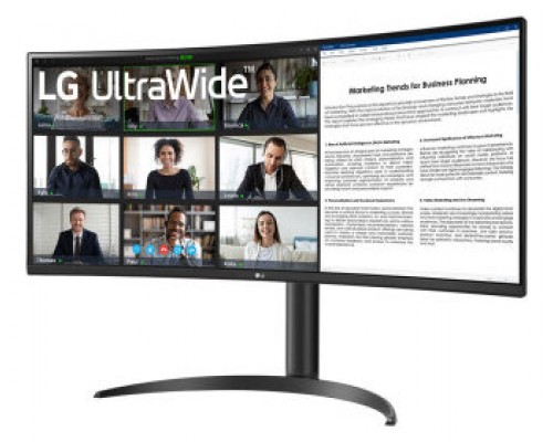LG MONITOR (34WR55QC-B) CURVO ULTRAWIDE 34" / PANTALLA WQHD HDR10 / 3440 X 1440 / FRECUENCIA 100 HZ / USB TYPE-C / NEGRO (Espera 4 dias)
