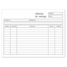 TALONARIO ALBARANES 1/4 APAISADO CASTELLANO TRIPLICADO (71403/A) INGRAF 350235 (MIN5) (Espera 4 dias)