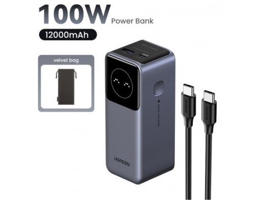 Ugreen 12000mAh 100W Fast Charging Powerbank (Espera 4 dias)