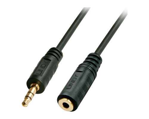 Lindy 35654 cable de audio 5 m 3,5mm Negro (Espera 4 dias)