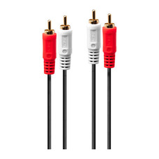 Lindy 35661 cable de audio 2 m 2 x RCA Rojo, Blanco (Espera 4 dias)-SX3 Lindy 35661 cable de audio 2 m 2 x RCA Rojo, Blanco (Espera 4 dias)