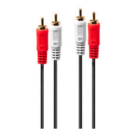 Lindy 35662 cable de audio 3 m 2 x RCA Negro, Rojo, Blanco (Espera 4 dias)-4SX Lindy 35662 cable de audio 3 m 2 x RCA Negro, Rojo, Blanco (Espera 4 dias)