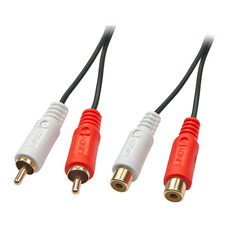Lindy 35671 cable de audio 2 m 2 x RCA Negro, Rojo, Blanco (Espera 4 dias)-SX3 Lindy 35671 cable de audio 2 m 2 x RCA Negro, Rojo, Blanco (Espera 4 dias)