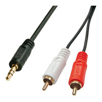 Lindy 35681 cable de audio 2 m 3,5mm 2 x RCA Negro, Rojo, Blanco (Espera 4 dias)-3SX Lindy 35681 cable de audio 2 m 3,5mm 2 x RCA Negro, Rojo, Blanco (Espera 4 dias)