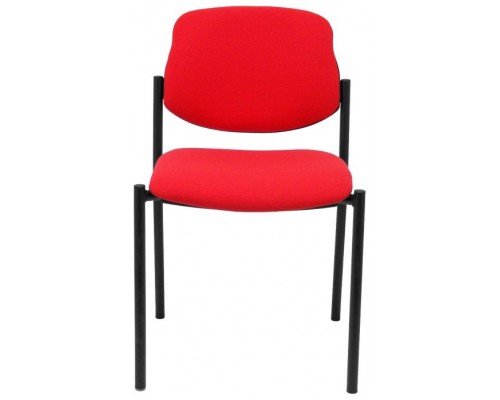 PIQUERAS Y CRESPO NOWY STYL Silla fija Styl bali rojo chasis negro