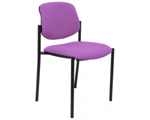 PIQUERAS Y CRESPO NOWY STYL Silla fija Styl bali lila chasis negro