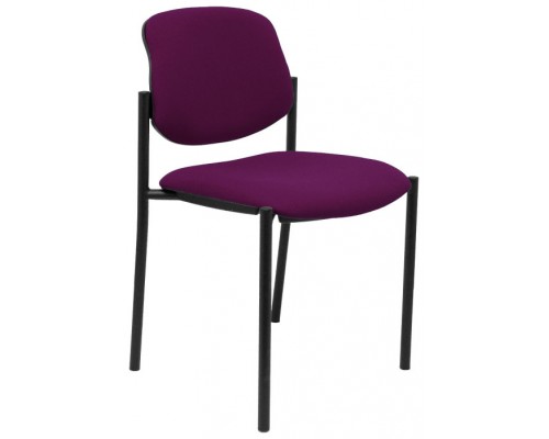 PIQUERAS Y CRESPO NOWY STYL Silla fija Styl bali morado chasis negro