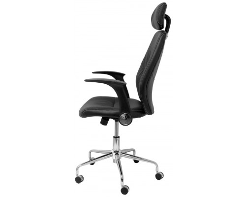 PIQUERAS Y CRESPO Silla Huelves similpiel negro con cabecero ¡Ultimas unidades!!
