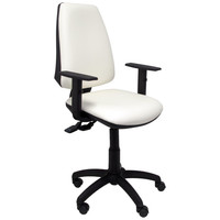 PIQUERAS Y CRESPO Silla Elche S similpiel blanco brazos regulables-22SX PIQUERAS Y CRESPO Silla Elche S similpiel blanco brazos regulables