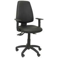 PIQUERAS Y CRESPO Silla Elche S similpiel negro brazos regulables-21SX PIQUERAS Y CRESPO Silla Elche S similpiel negro brazos regulables