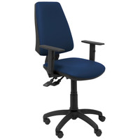 PIQUERAS Y CRESPO Silla Elche S similpiel azul marino brazos regulables-22SX PIQUERAS Y CRESPO Silla Elche S similpiel azul marino brazos regulables