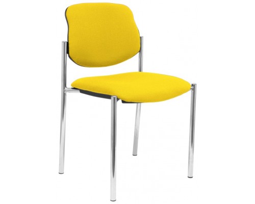 PIQUERAS Y CRESPO NOWY STYL Silla fija Styl bali amarillo chasis cromo