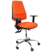 PIQUERAS Y CRESPO Silla Elche S 24 horas similpiel naranja con refuerzo lumbar &iexcl;Ultimas unidades!!