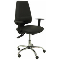 PIQUERAS Y CRESPO Silla Elche S 24 horas similpiel negro con refuerzo lumbar &iexcl;Ultimas unidades!!