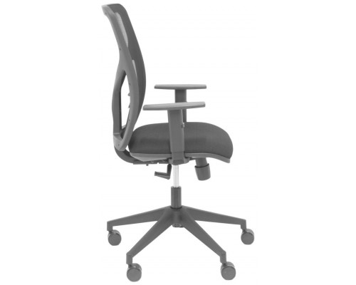 PIQUERAS Y CRESPO Silla Motilla malla negra asiento bali negro brazo regulable