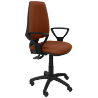 PIQUERAS Y CRESPO Silla Elche S bali marron brazos fijos-9,982SX PIQUERAS Y CRESPO Silla Elche S bali marron brazos fijos