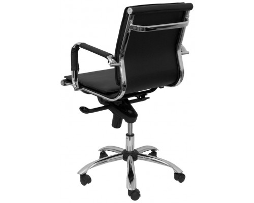 PIQUERAS Y CRESPO Sillon Yeste confidente giratorio similpiel negro ¡Ultimas unidades!!