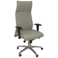 PIQUERAS Y CRESPO Sillon Albacete similpiel gris claro