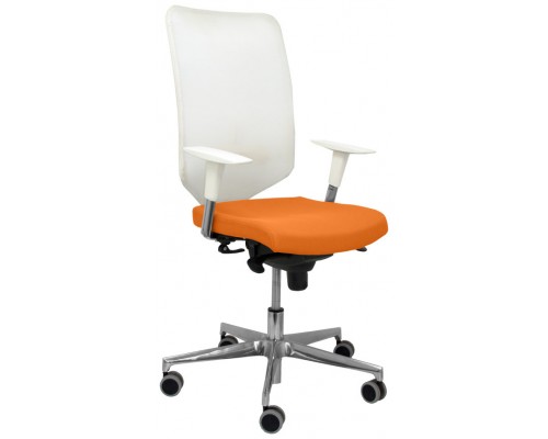 PIQUERAS Y CRESPO Silla Ossa blanca bali naranja