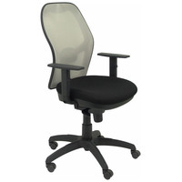 PIQUERAS Y CRESPO Silla Jorquera malla gris asiento bali negro-24SX PIQUERAS Y CRESPO Silla Jorquera malla gris asiento bali negro