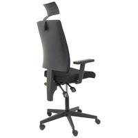 PIQUERAS Y CRESPO NOWY STYL Silla I-Line aran negro con brazos regulables con cabecero.