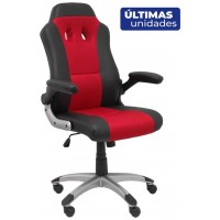 PIQUERAS Y CRESPO Silla gaming Talave similpiel negro y rojo. &iexcl;Ultimas unidades!!