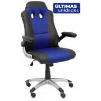 PIQUERAS Y CRESPO Silla gaming Talave similpiel negro y azul &iexcl;Ultimas unidades!!