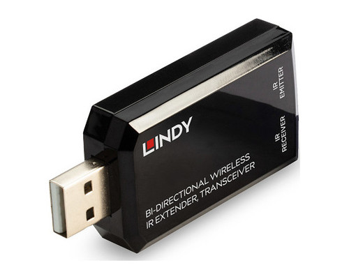Lindy 38331 extensor audio/video Transmisor y transmisor-receptor de se&ntilde;ales AV Negro (Espera 4 dias)