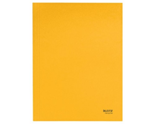 CARPETA CARTON 3 SOLAPAS A4 RECYCLE 100% AMARILLO LEITZ 39060015 (Espera 4 dias)