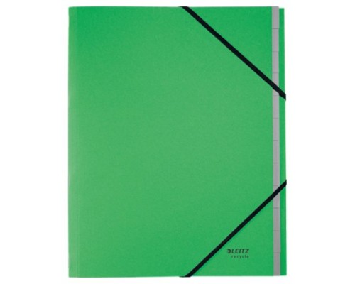 CARPETA CLASIFICADORA DE CARTON 12 POSICIONES A4 RECYCLE 100% VERDE LEITZ 39150055 (Espera 4 dias)