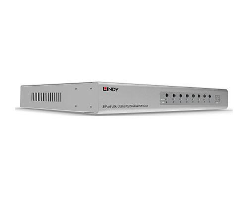 Lindy 39526 interruptor KVM Montaje en rack Plata (Espera 4 dias)-SX23 Lindy 39526 interruptor KVM Montaje en rack Plata (Espera 4 dias)