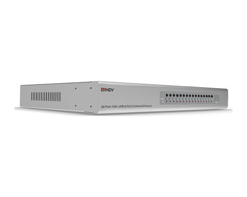 Lindy 39527 interruptor KVM Montaje en rack Plata (Espera 4 dias)